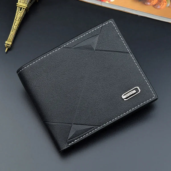 New Men's Wallet Money Bag PU Leather